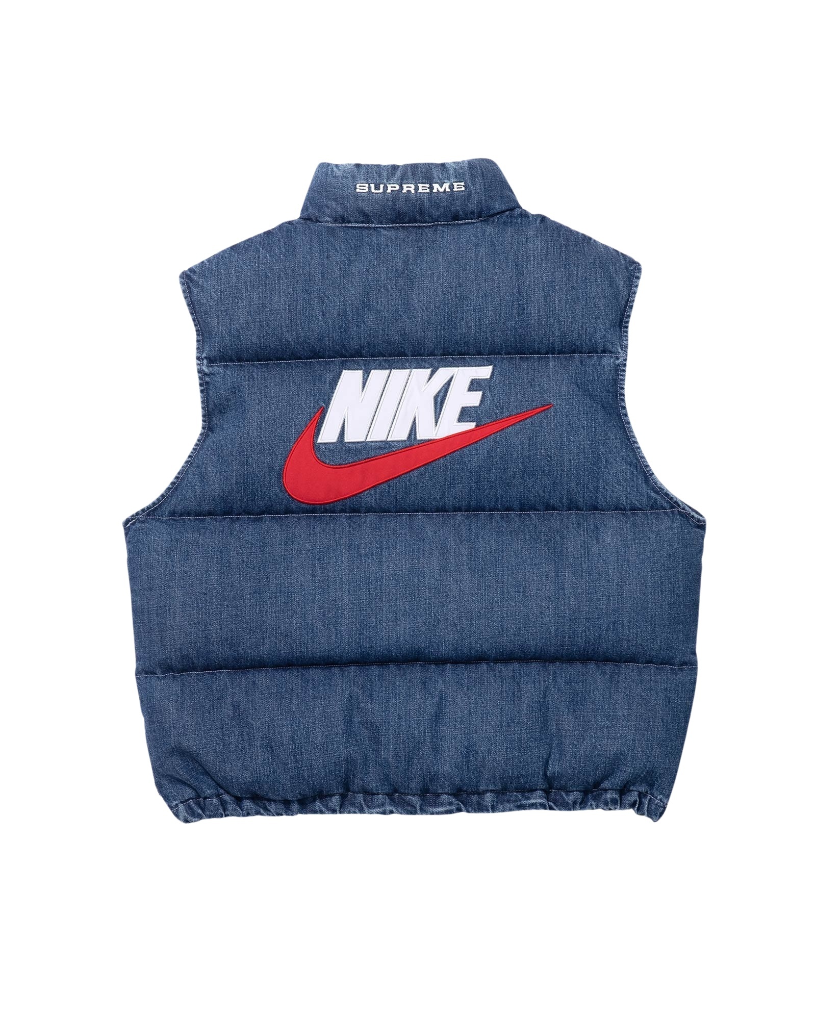 Supreme®/Nike® Denim Puffer Vest view 12